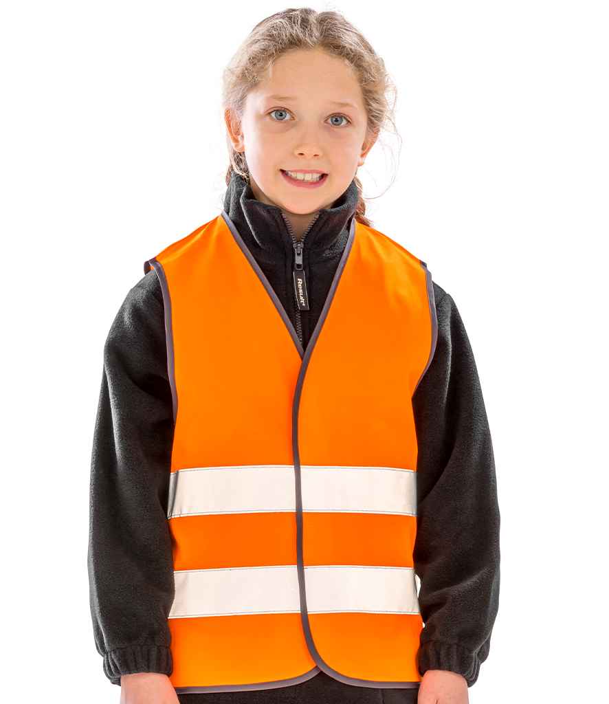 Childrens orange sale hi vis vests